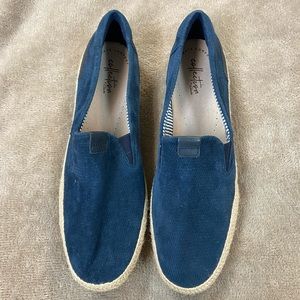 Clark’s Collection New Navy Denim Suede Shoes size 9 1/2 M